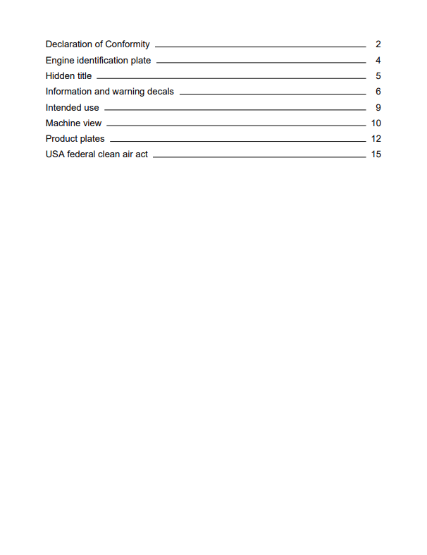 Volvo MC135C Skid Steer Loader Operator Manual - PDF File