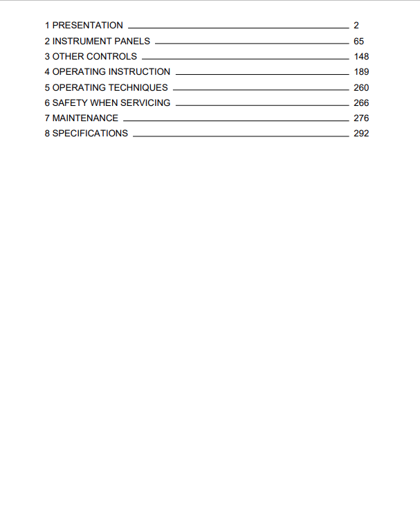 Volvo P7110B Tracked Paver Operator Manual - PDF File