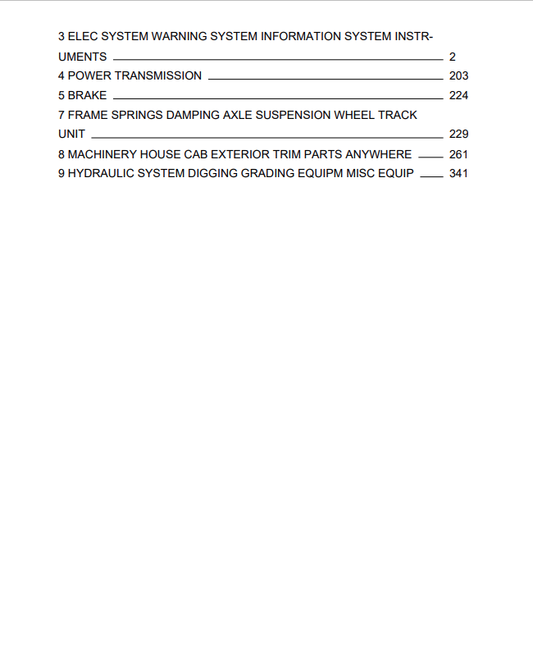 Volvo P7820D Tracked Paver Parts Catalogue Manual Sn 720000-725000 - PDF File