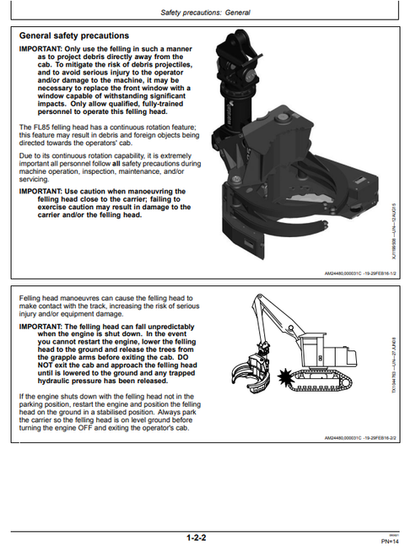 Waratah FL85 Felling Head Operation & Maintenance Manual