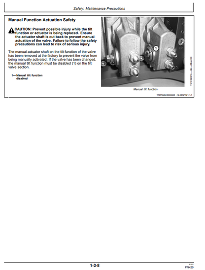 Waratah HTH616C Harvester Head Operator Manual PDF WA116226