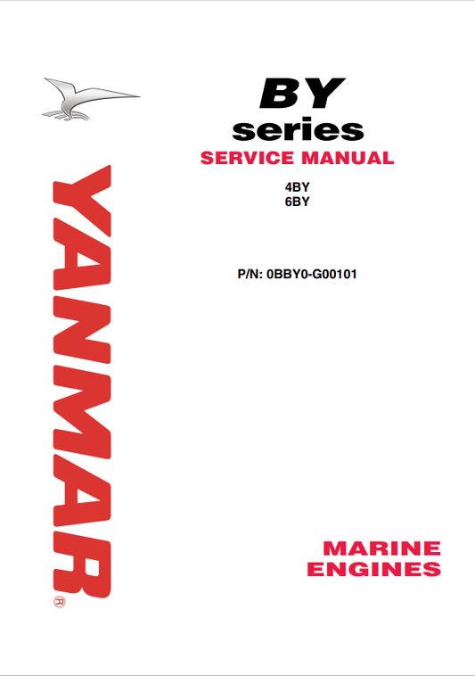 YANMAR 4BY, 6BY BY SERIES MARINE ENGINE SERVICE MANUAL PDF