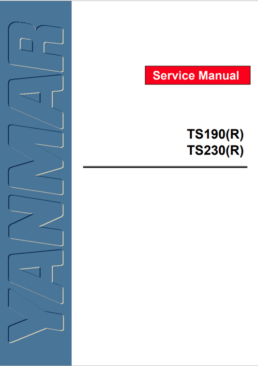 YANMAR DIESEL ENGINE TS190(R), TS230(R) SERVICE MANUAL PDF