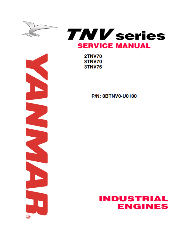 YANMAR INDUSTRIAL ENGINES 2TNV, 3TNV SERVICE MANUAL PDF