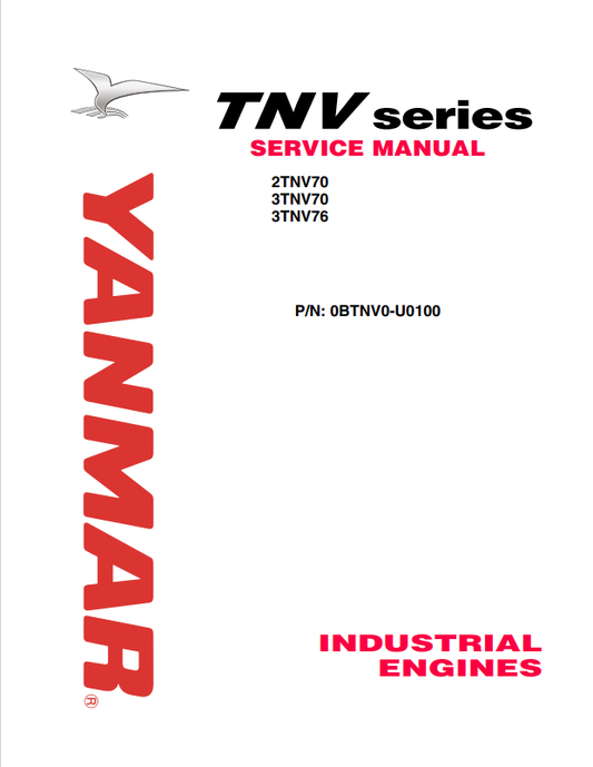 YANMAR INDUSTRIAL ENGINES 2TNV, 3TNV SERVICE MANUAL PDF