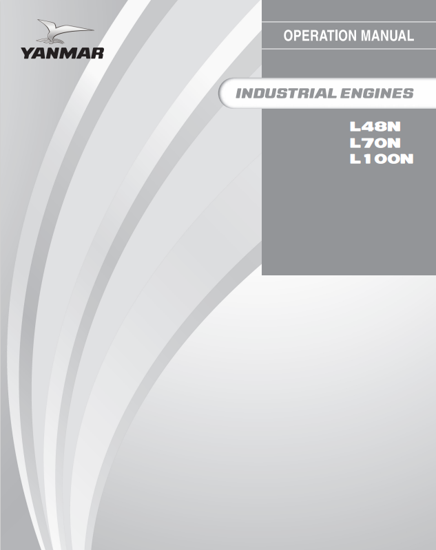 YANMAR INDUSTRIAL ENGINES L48N, L70N, L100N OPERATION MANUAL PDF