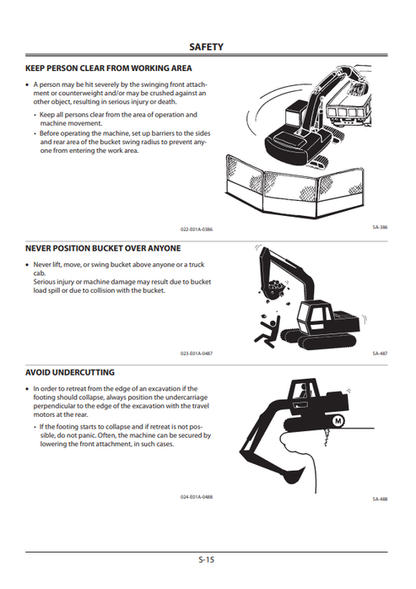 ZAXIS 225USLC-3 225USRLC Excavator Technical Operator Manual