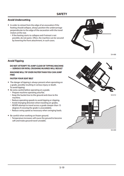 ZAXIS 470-5 670-5 870-5 CLASS Operator Manual ENMJAA11