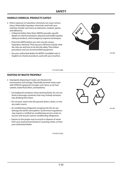 ZAXIS 650LC-3 & 670LCH-3 Excavator Operation Manual PDF