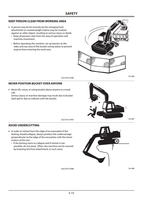 ZAXIS 850-3 to 870LCR-3 Hydraulic Excavator Operator Manual